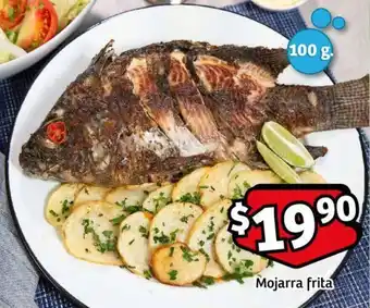 Mojarra frita 100 g.