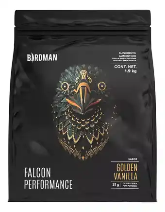 Mercado Libre Falcon Performance Proteina Premium 50 Porciones 1.9kg Sabor Golden vanilla oferta