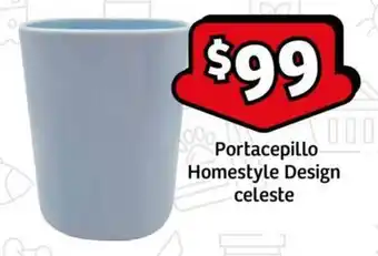 Portacepillo Homestyle Design celeste