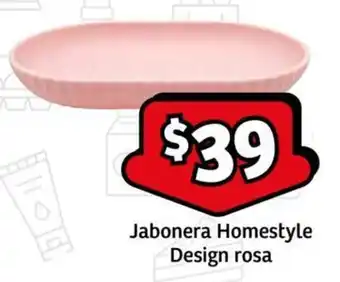 Soriana Mercado Jabonera Homestyle Design rosa oferta