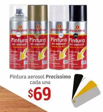 Soriana Mercado Pintura aerosol Precíssimo cada una oferta