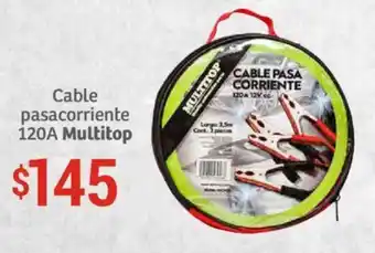 Soriana Mercado Cable pasacorriente 120A Multitop oferta