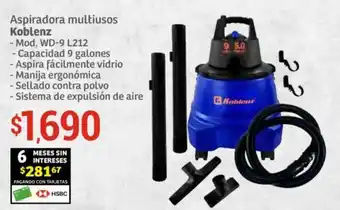 Soriana Mercado Aspiradora multiusos Koblenz oferta