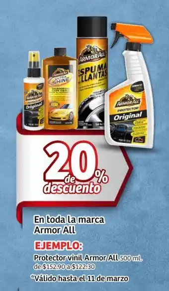 Soriana Mercado En toda la marca Armor All oferta