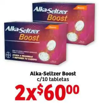 Alka-Seltzer Boost c//10 Tabletas