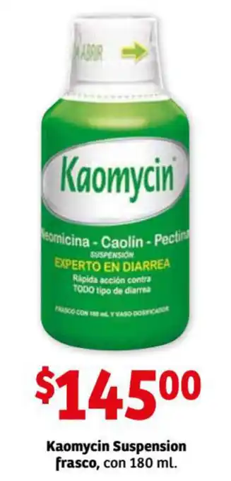 Kaomycin Suspension Frasco, con 180ml