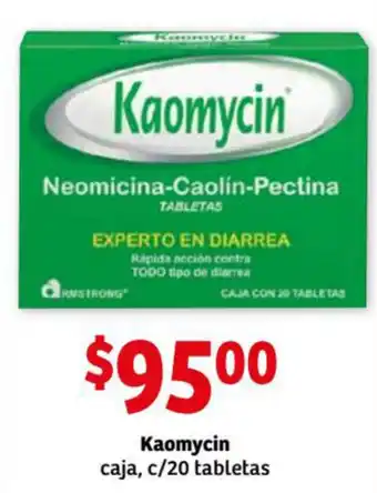 Kaomycin Caja, c/20 Tabletas