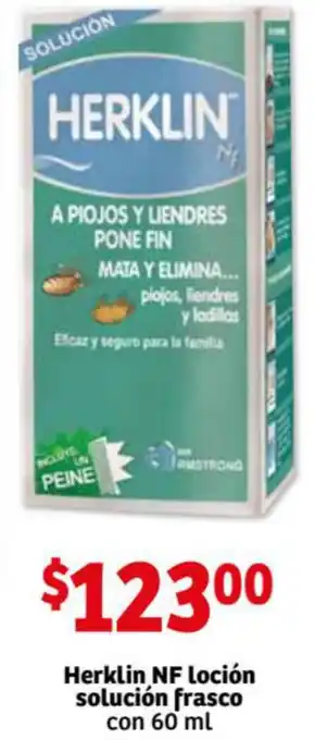 Soriana Mercado Herklin NF Loción Solución Feasco con 60ml oferta
