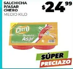 Merco Chero - salchicha p/asar oferta