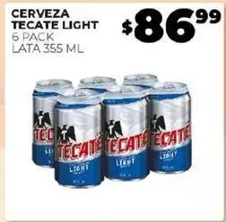 Merco Tecate - cerveza light oferta