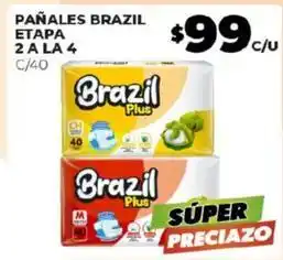 Merco Brazil - pañales εtapa 2 a la 4 oferta