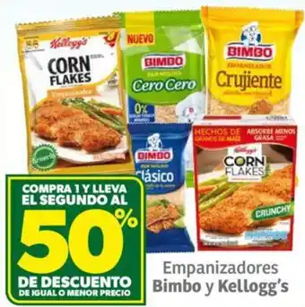Empanizadores Bimbo y Kellogg's