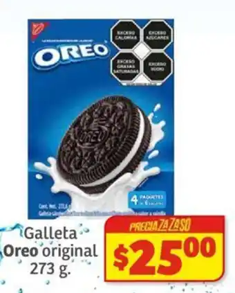 Soriana Súper Galleta Oreo original 273 g. oferta
