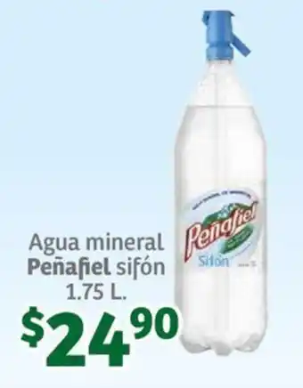 Agua mineral Peñafiel sifón 1.75 L.