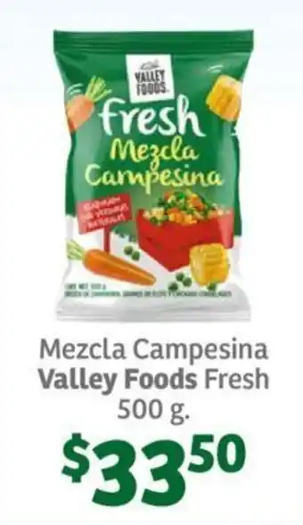 Soriana Súper Mezcla Campesina Valley Foods Fresh 500 g. oferta