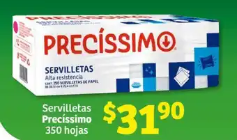 Soriana Súper Servilletas Precíssimo 350 hojas oferta