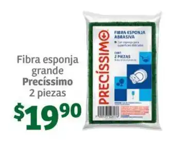 Soriana Súper Fibra esponja grande Precíssimo 2 piezas oferta