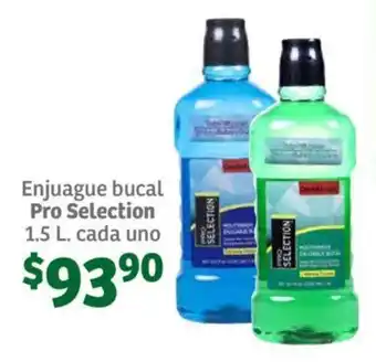 Soriana Súper Enjuague bucal Pro Selection 1.5 L. cada uno oferta