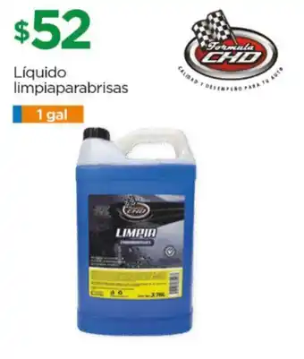 Chedraui Líquido limpiaparabrisas 1 gal oferta