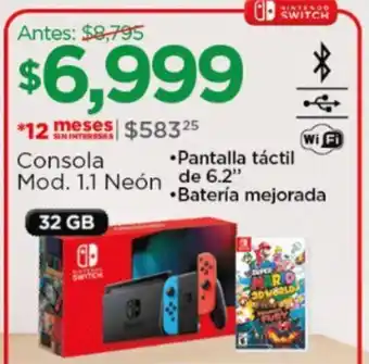 Chedraui Consola Mod. 1.1 Neón oferta