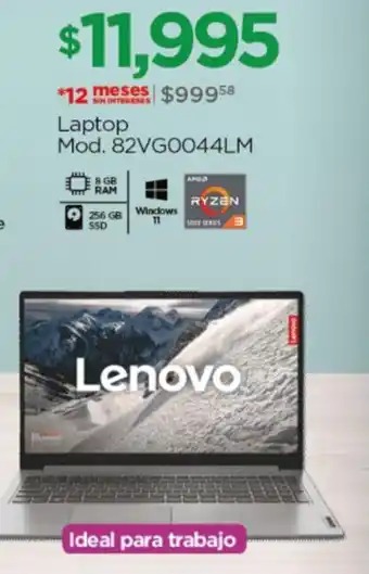 Chedraui Lenovo Laptop Mod. 82VG0044LM oferta