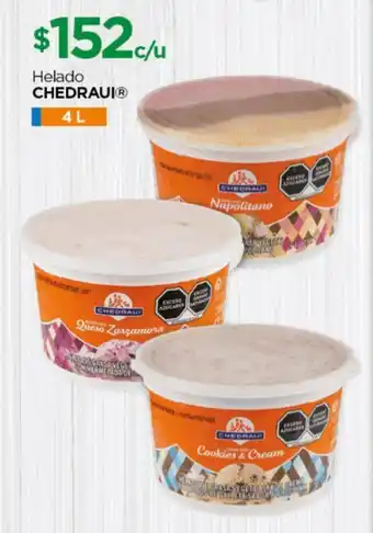 Chedraui Helado CHEDRAUI 4L oferta