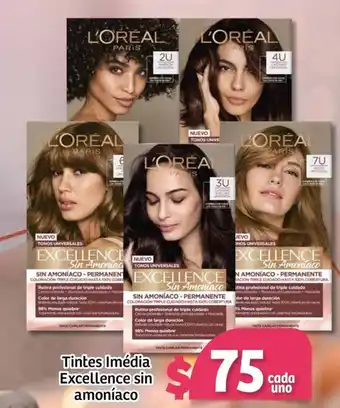 Tintes Imédia Excellence sin amoníaco