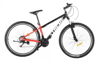 Mercado Libre Bicicleta Montaña Rodada 29 Con Frenos Shimano 21v Aluminio Color Negro Con Rojo Y Plata Tamaño Del Cuadro Estandar oferta