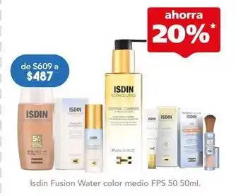 Farmacia San Pablo Isdin - fusion water color fra c/50ml oferta