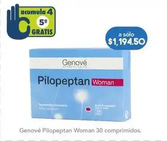 Genové - pilopeptan woman 30 comprimidos