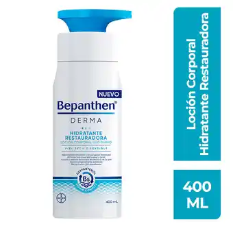 Farmacia San Pablo Bepanthen Derma Hidratante Restauradora Loción Corporal Uso Diario Piel Seca y Sensible oferta