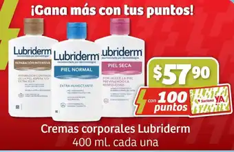 Soriana Express Cremas corporales Lubriderm 400ml oferta