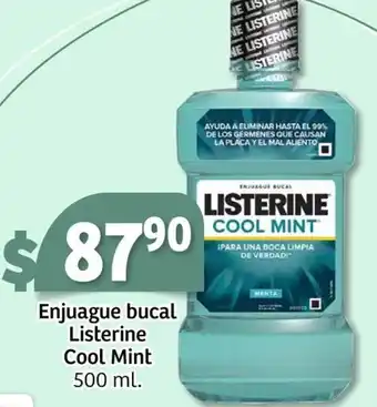 Enjuague bucal Listerine Cool Mint 500ml