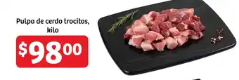 Soriana Híper Pulpa de cerdo trocitos, kilo oferta