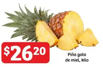 Soriana Híper Piña gota de miel, kilo oferta