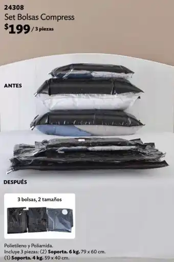 Set Bolsas Compress