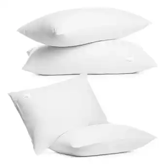 4 Pack Almohadas 2 Estándar Plus + 2 King Size Hotelera