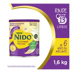 Farmacias YZA Nido FortiCrece Producto Lácteo Combinado Deslactosado en Polvo 1.6kg oferta