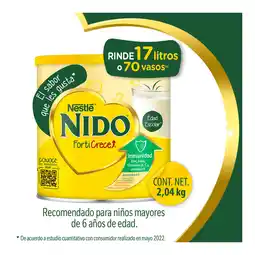 Farmacias YZA Nido Forticrece 2.04Kg oferta