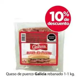 Queso de puerco Galicia rebanado 1-1 kg.