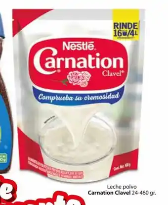 Leche polvo Carnation Clavel 24-460 gr.