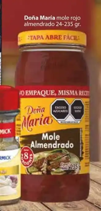 Doña María mole rojo almendrado 24-235 gr.