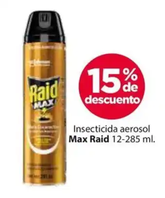 Insecticida aerosol Max Raid 12-285 ml.