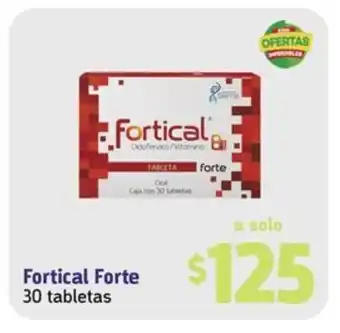 Farmacias YZA Fortical Forte 30 tabletas oferta