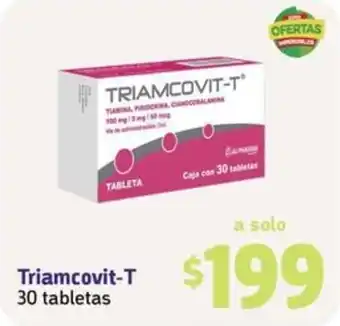 Farmacias YZA Triamcovit-T 30 tabletas oferta