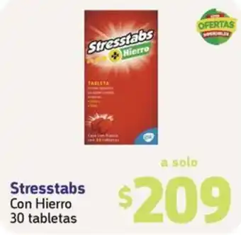 Farmacias YZA Stresstabs Con Hierro 30 tabletas oferta