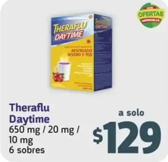 Farmacias YZA Theraflu Daytime 650 mg / 20 mg/ 10 mg 6 sobres oferta