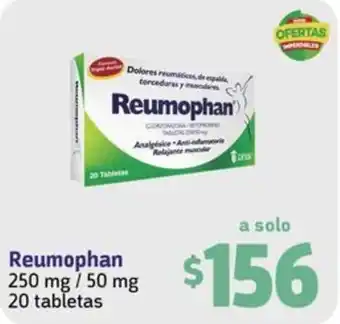 Farmacias YZA Reumophan 250 mg / 50 mg 20 tabletas oferta