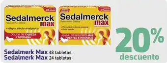 Farmacias YZA Sedalmerk Max 48 tabletas / 24 tabletas oferta