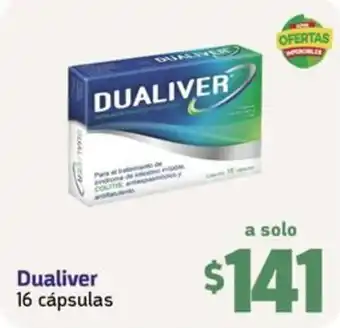 Farmacias YZA DUALIVER 16 cápsulas oferta